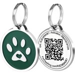 QR Code Pet Tag Manufacturer - Custom Silicone ID Necklace for Pets