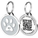 Pet Tag Manufacturer - Blank Metal Laser Engraving QR Cord NFC
