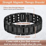 Magnetic Therapy Bracelet Supplier - Pain Relief with Gift Box OEM