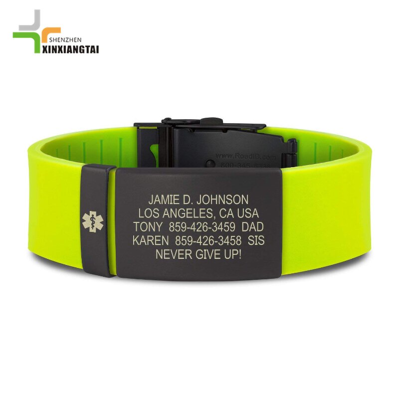Silicone Bracelet Manufacturer - Custom QR Code Laser Engraved OEM/ODM