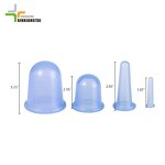 Silicone Cupping Device Manufacturer - 5 Pcs Face Lifting Wrinkle Removal