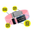 Silicone Wristband Manufacturer - Custom Logo Adjustable Stainless Steel