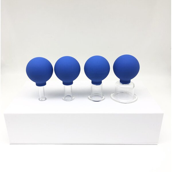 Cupping Massager Manufacturer - Professional 4 PCS Hand-held Glass Set