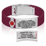 Medical Alert Wristband Manufacturer - Personalized QR Code Waterproof