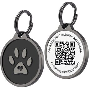 Pet Tag Manufacturer - Blank Metal Laser Engraving QR Cord NFC