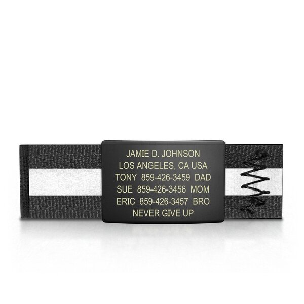 Shoe ID Tag Manufacturer - Stainless Steel Curved Two Holes Jewelry Making