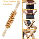 Wooden Scalp Massager Manufacturer - 6 in 1 Wood Therapy Roller Tool