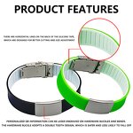ID Wristband Supplier - High Quality Custom Engraved Two-Tone Bracelet