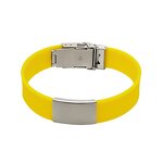 Medical Alert Bracelet Supplier - Waterproof Laser Engraved Silicone Band