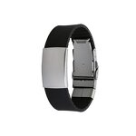 Sport Bracelet Manufacturer - Stainless Steel Silicone Wristband Design