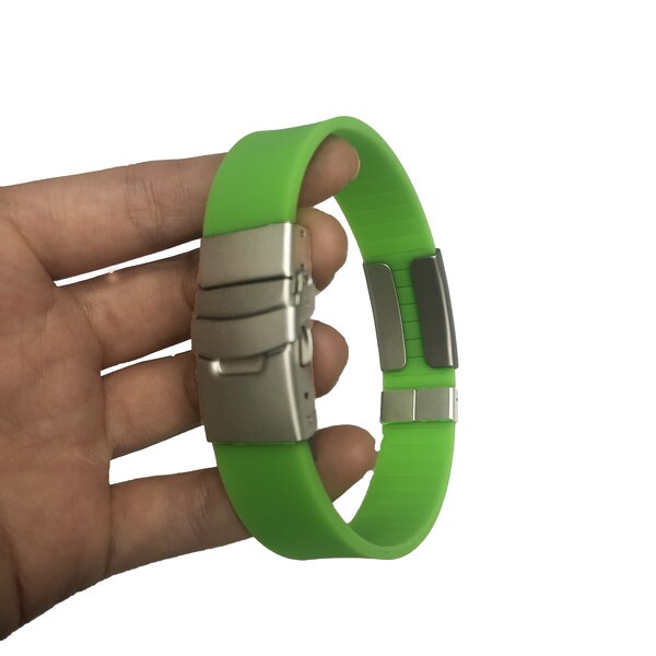 Silicone Wristband Manufacturer - Custom Laser Engraved QR Code Durable