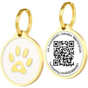 Dog Collar Tag Manufacturer - Custom Laser Engraved QR Code Stainless Steel