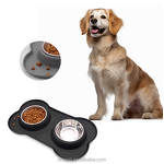 Pet Feeder Manufacturer - Silicone Double Bowl