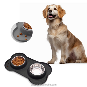 Pet Feeder Manufacturer - Silicone Double Bowl