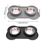 Pet Feeder Manufacturer - Silicone Double Bowl