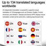 W100 Smart Glasses Manufacturer - AI Translation Speaker