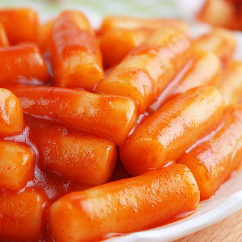 Korean Rice Cake Manufacturer - Hot Selling Instant Spicy Topokki Slices