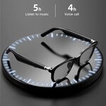 Smart Glasses Supplier - Bluetooth Safety Glasses Adjustable Music
