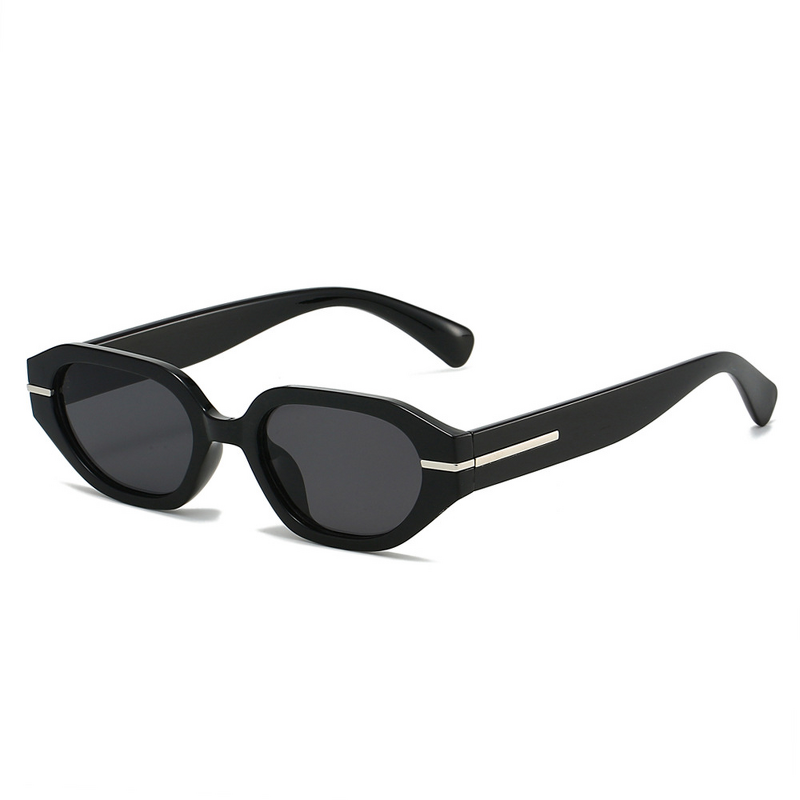 Sunglasses Manufacturer - Retro Square Frame Gray Blue