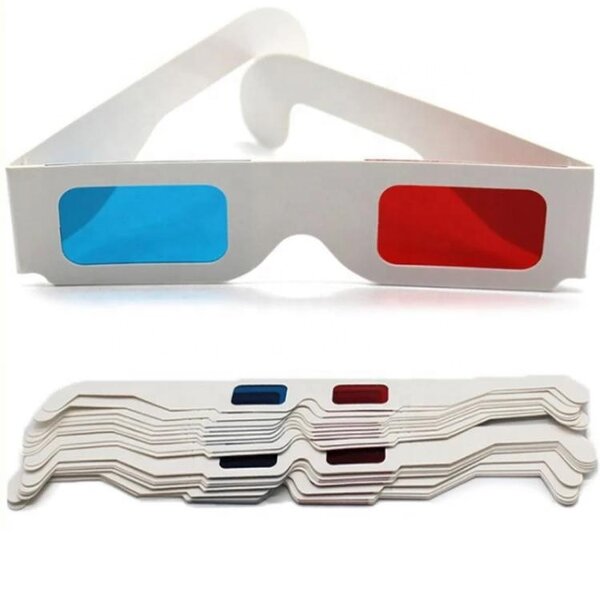 3D Anaglyph Glasses Manufacturer - Red Blue Cardboard