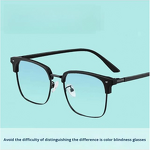 Color Blindness Glasses Manufacturer - Retro Half-Frame Diamond