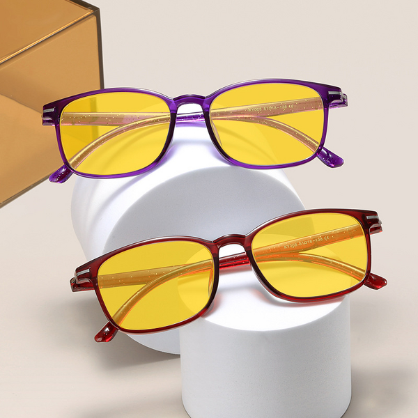 Night Vision Sunglasses Manufacturer - Square Anti-Blue Light