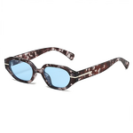 Sunglasses Manufacturer - Retro Square Frame Gray Blue