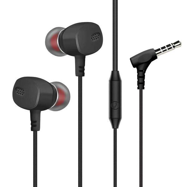 Wired Earphone Supplier - Portronics Kz Red Branded Disposable