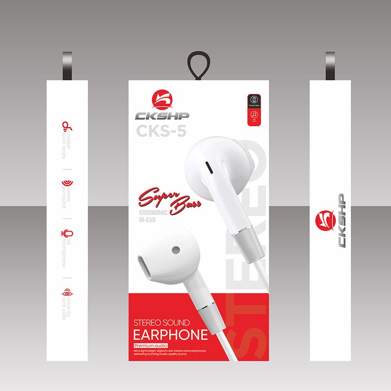 Wired Earphone Manufacturer - CKS-5 HiFi Bass Noise Isolating