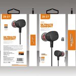 Wired Earphone Supplier - Portronics Kz Red Branded Disposable