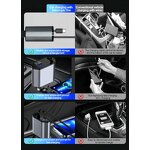 Car Charger Manufacturer - Retractable 4 in 1 Type-C IPh