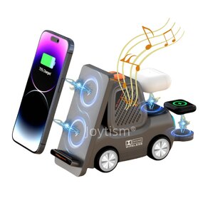 Wireless Charging Station Supplier - 5 in 1 with BT Speaker