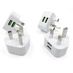 Wall Charger Manufacturer - UK Dual Port 5V2A 10W 12W
