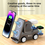 Wireless Charging Station Supplier - 5 in 1 with BT Speaker