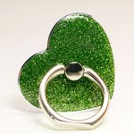 Mobile Phone Ring Manufacturer - Heart Glitter Rotating