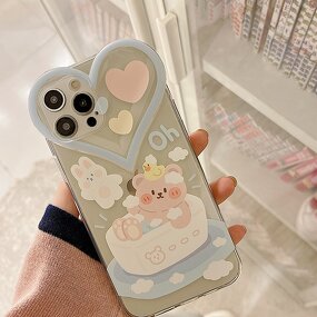 Phone Case Manufacturer - Cartoon Cute Transparent Soft Shell