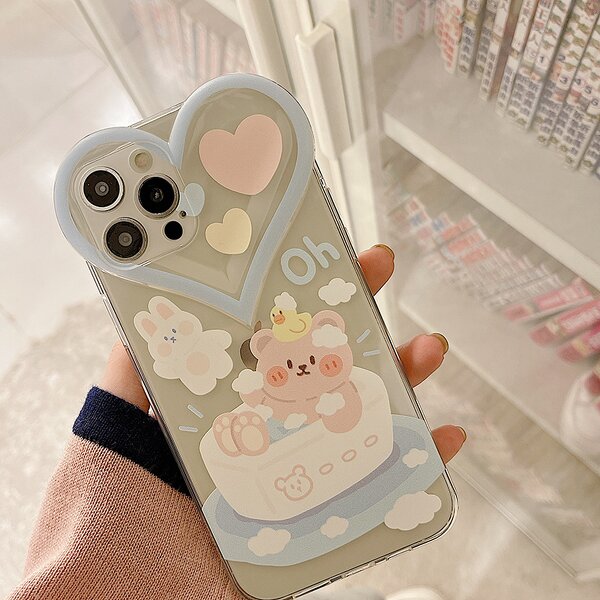 Phone Case Manufacturer - Cartoon Cute Transparent Soft Shell