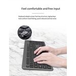 Keyboard Mouse Set Manufacturer - Slim Silent Three-zone Wireless