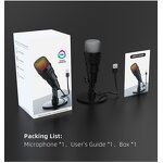 Gaming Microphone Manufacturer - V3Pro Noise Cancelling RGB