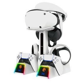 PS5 VR2 Charging Stand Manufacturer - RGB Light Magnetic Base