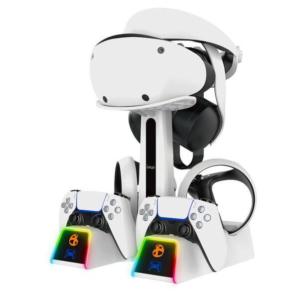 PS5 VR2 Charging Stand Manufacturer - RGB Light Magnetic Base