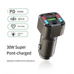 Car Charger Manufacturer - PD30W Fast Charge QC3.0