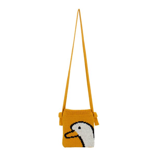 Crossbody Bag Manufacturer - Duck Knitted Oblique Span Bag