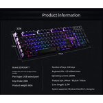 Gaming Keyboard Manufacturer - Mechanical Feel 104 Keys Waterproof