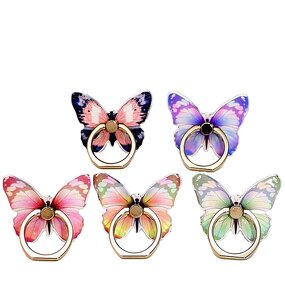 Mobile Phone Ring Manufacturer - Butterfly Painted Cartoon Cute
