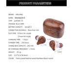 TWS Headphones Manufacturer - Multifunctional Wood GSR LED
