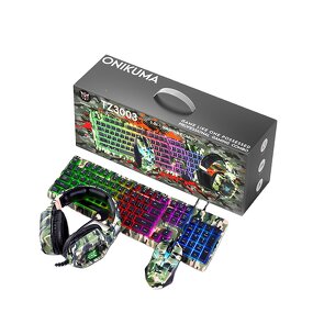 Gaming Headset Set Manufacturer - ONIKUMA Three-piece Luminous