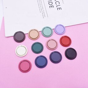 Mobile Phone Ring Manufacturer - Solid Color Metal 360 Rotating