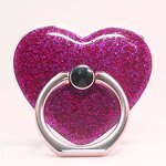 Mobile Phone Ring Manufacturer - Heart Glitter Rotating