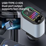 Car Charger Manufacturer - 120W Retractable Cable Flash